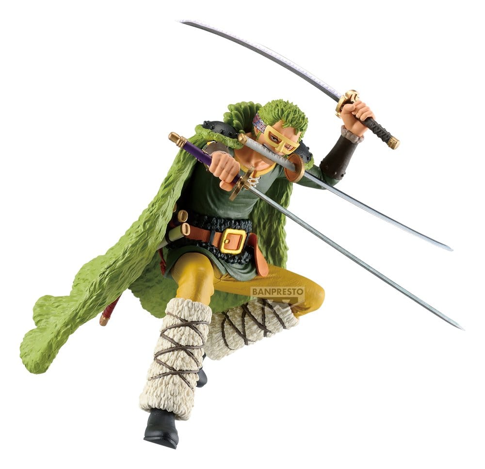 One Piece Cross Posing PVC Figure Roronoa Zoro 18 cm