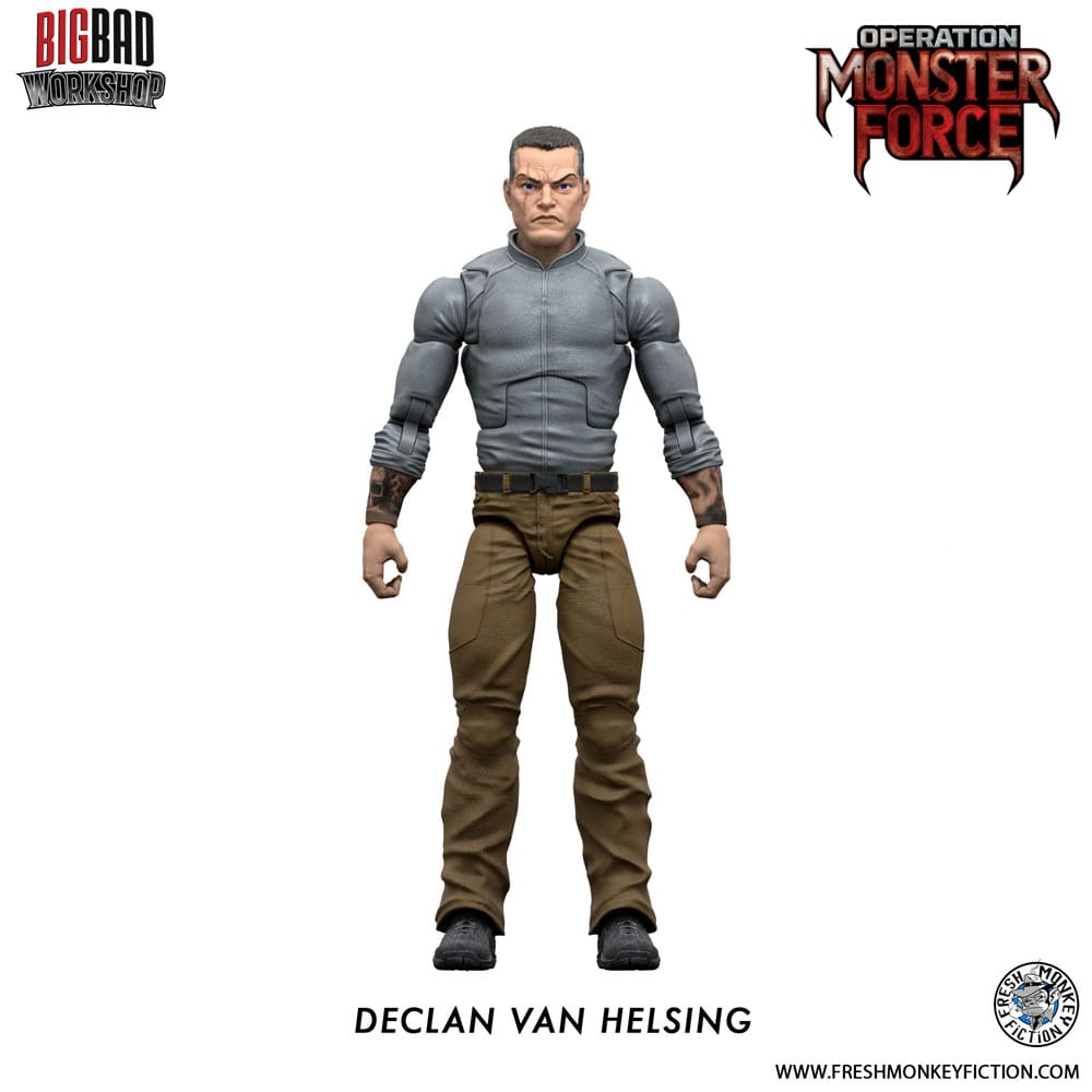 Operation: Monster Force Action Figure 1/12 Declan Van Helsing 15 cm