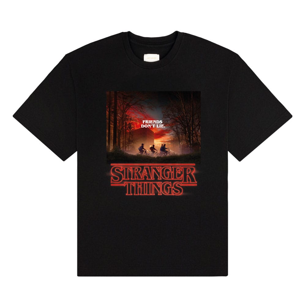 Stranger Things T-Shirt Friends Don't Lie Size S