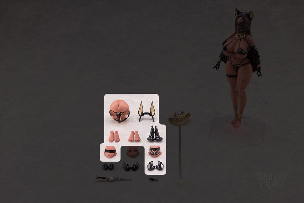 Original Character Isekai Emaki Action Figure Parts 1/12 Egyptian Goddess Bastet