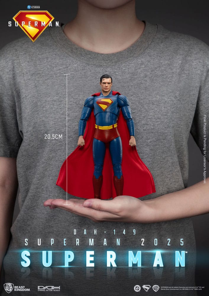 Superman (2025) Action Figure Superman & Krypto 21 cm
