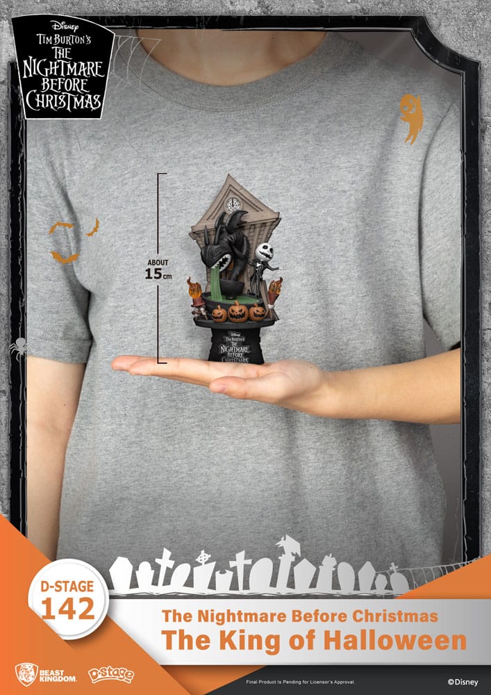 Nightmare before Christmas D-Stage PVC Diorama The King of Halloween 15 cm