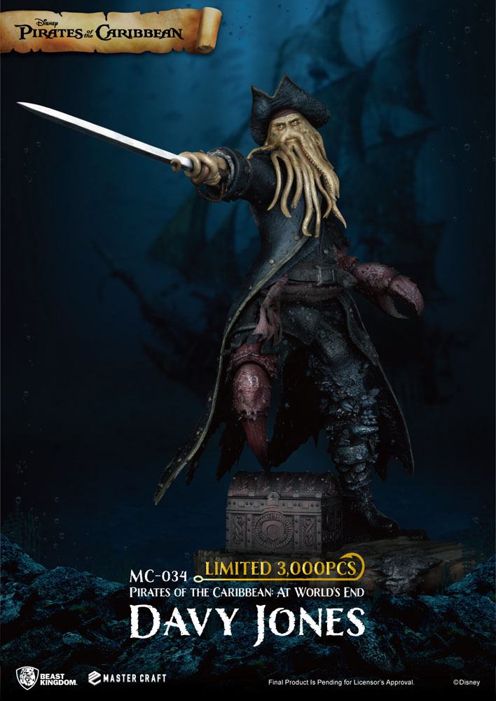 Pirates of the Caribbean: At World's End Master Craft Statue Davy Jones 42 cm