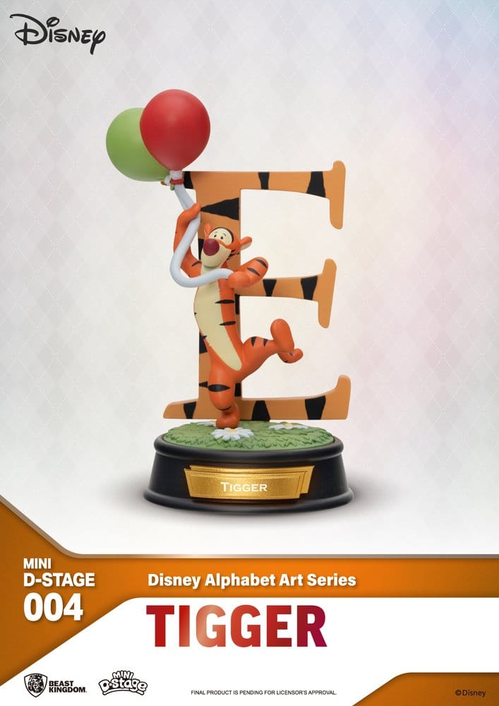 Disney Mini Diorama Stage Statues 6-pack 100 Years of Wonder-Disney Alphabet Art 10 cm