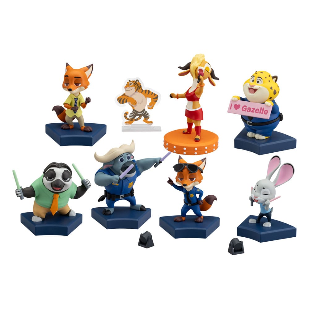 Zootopia Mini Egg Attack Blind Box Figures Concert Series 8 cm Assortment (6)