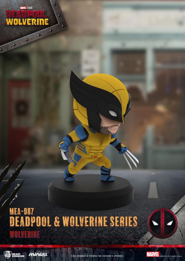 Deadpool 3 Deadpool & Wolverine Series Mini Egg Attack Figures Set 8 cm