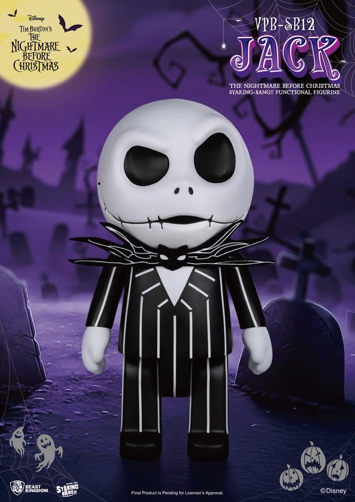 The Nightmare Before Christmas Shaking-Bang Figure Bank Jack 47 cm