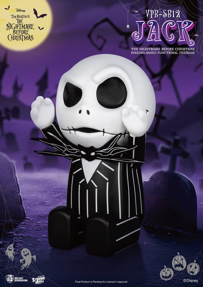 The Nightmare Before Christmas Shaking-Bang Figure Bank Jack 47 cm