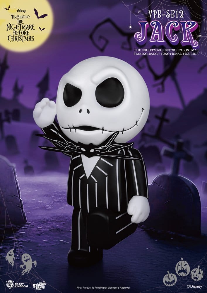 The Nightmare Before Christmas Shaking-Bang Figure Bank Jack 47 cm