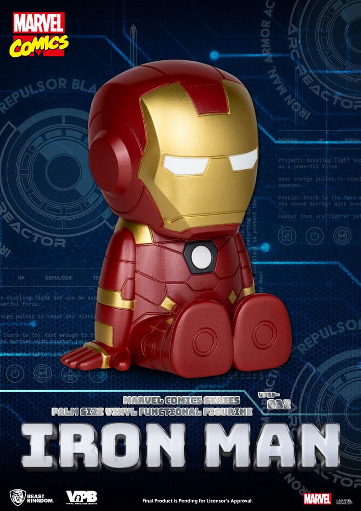 Classic Marvel Comics Piggy Vinyl Bank Iron Man 12 cm