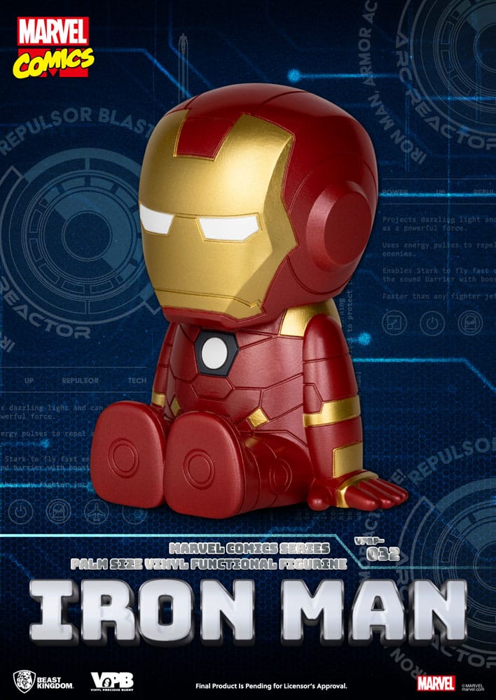 Classic Marvel Comics Piggy Vinyl Bank Iron Man 12 cm
