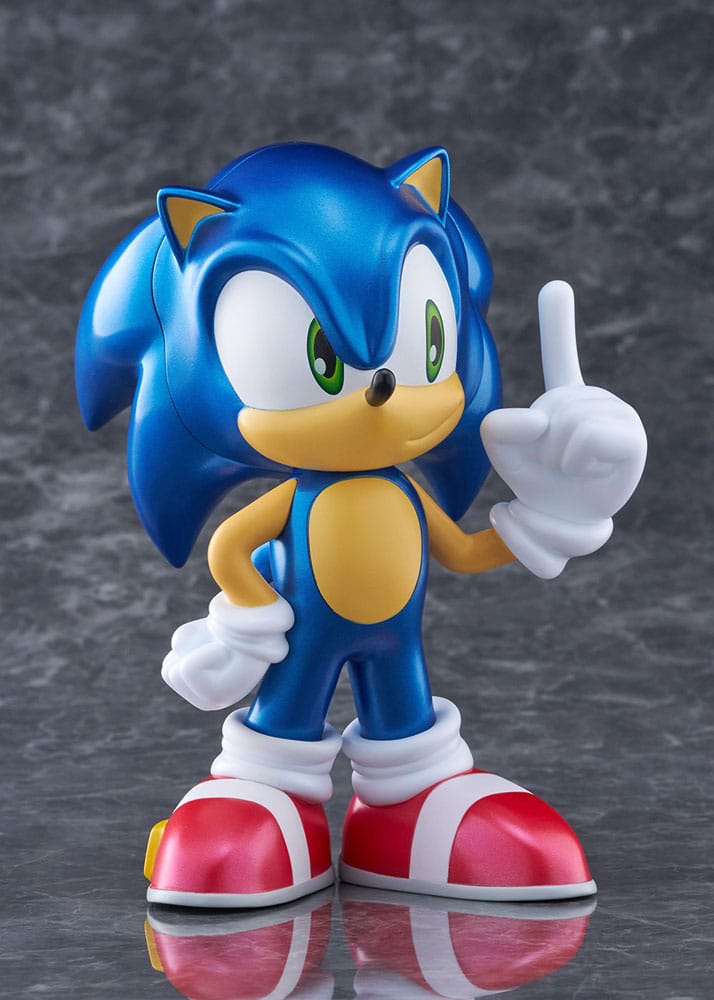 Sonic The Hedgehog Sofbi Vinyl Figure Sonic Metallic Ver. 15 cm