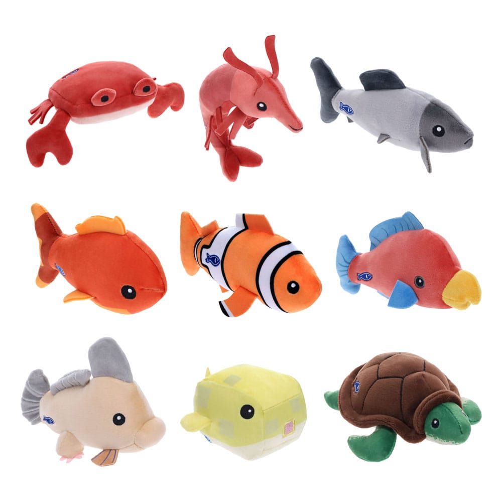 Fish Plush Figures 10 cm Display (9)