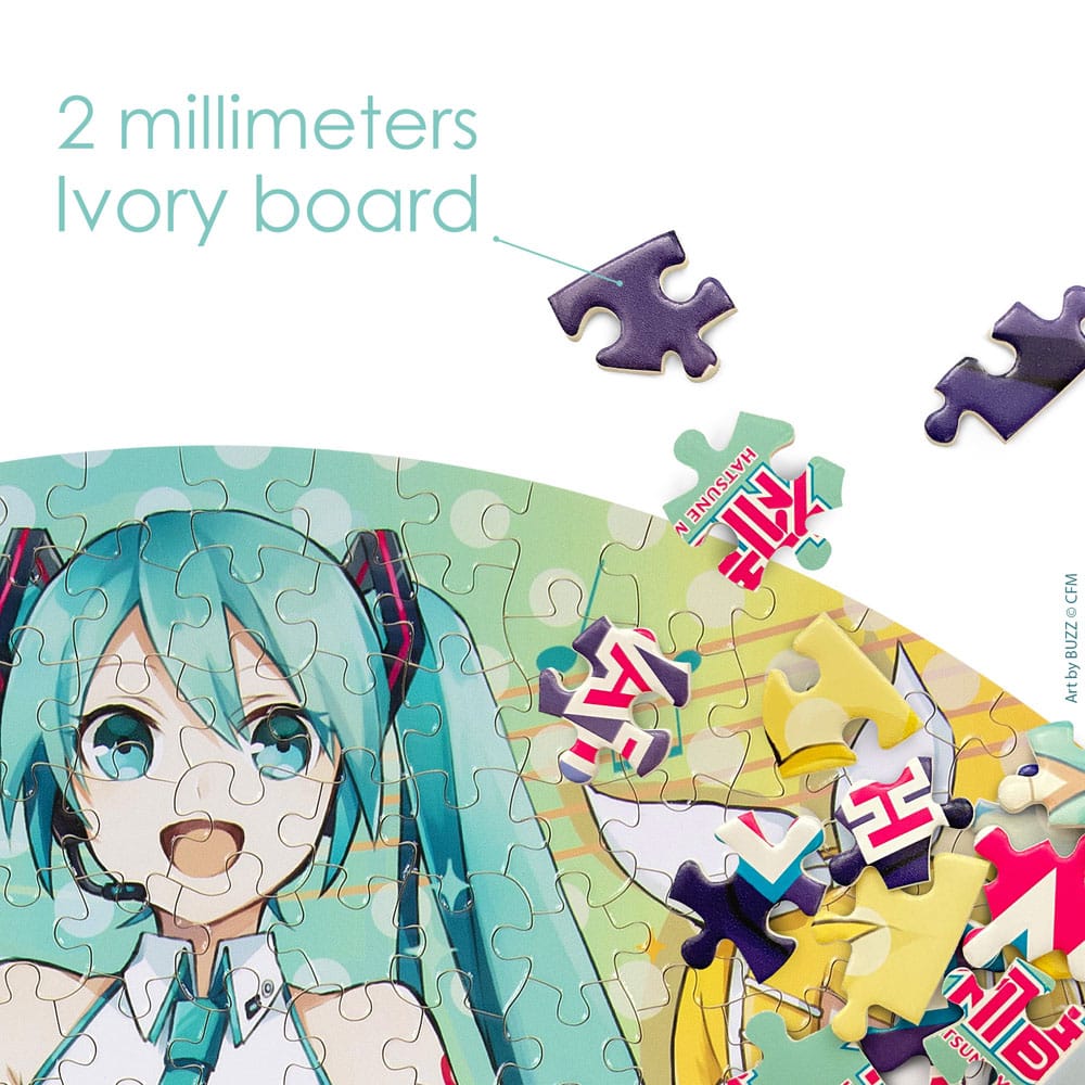 Hatsune Miku Jigsaw Puzzle Round 500 pieces