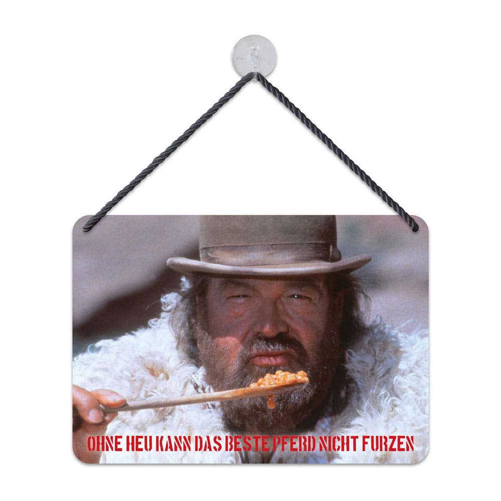 Bud Spencer Tin Sign Bohnen 16,5 x 11,5 cm