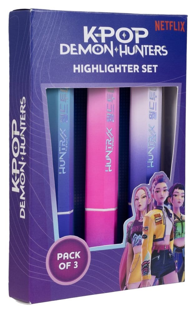 KPop Demon Hunters Highlighters 3-Pack Huntr/x