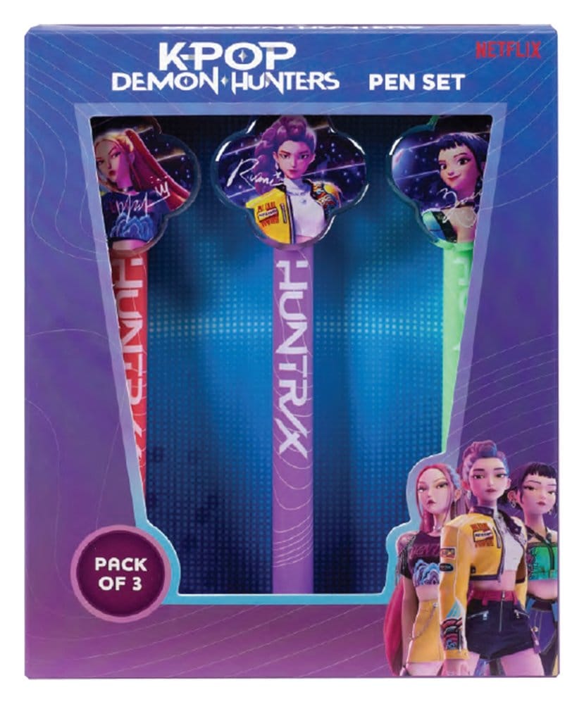 KPop Demon Hunetrs 3-Pack Pens