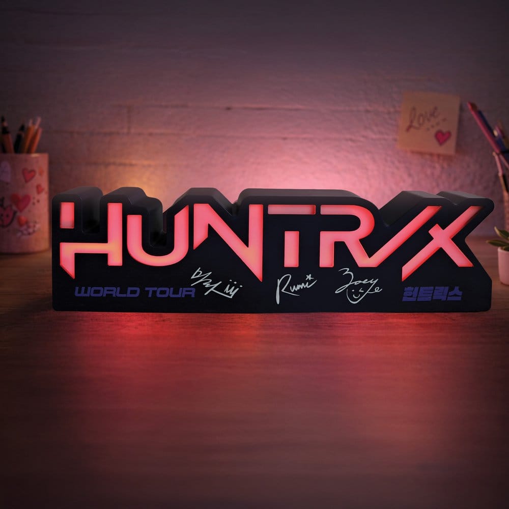 KPop Demon Hunters Lamp Huntr/x Logo