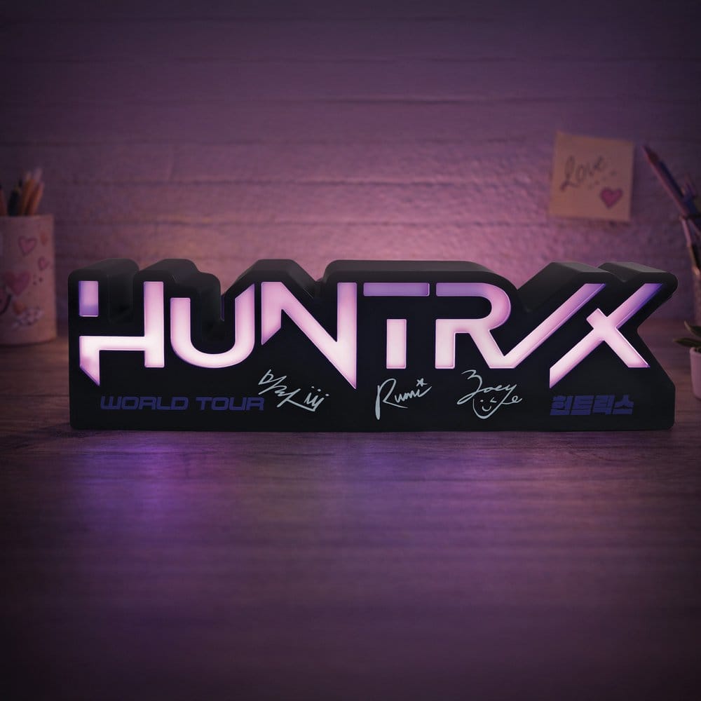 KPop Demon Hunters Lamp Huntr/x Logo