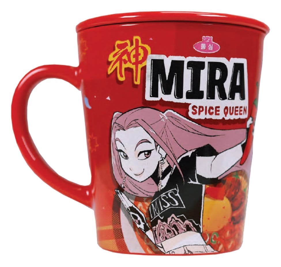 Kpop Demon Hunters Mug with lid Huntr/x Ramen