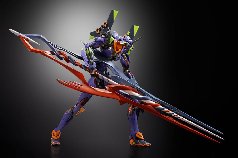 Neon Genesis Evangelion Metal Build Action Figure Eva Test Type-01 30th with the Spear of Gaius 22 cm