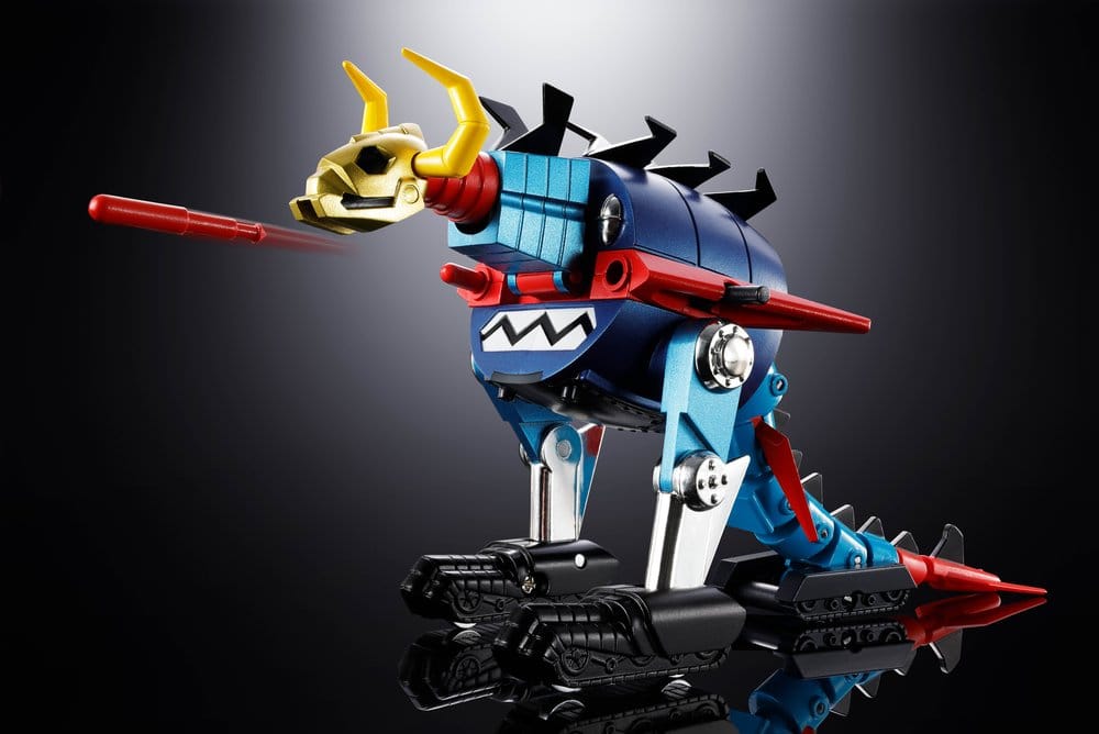 Dino Mech Gaiking Chogokin Action Figure Daikumaryu & Gaiking 20 cm