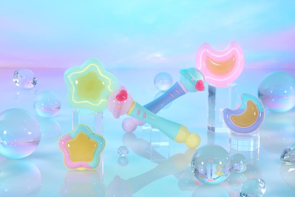 Magical Sisters Lulutto Lilly Proplica Replica Moontoneoneon & GlassHeart DreamPact Set 25 cm