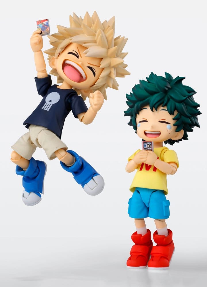 My Hero Academia S.H.Figuarts Action Figure Izuku Midoriya & Katsuki Bakugo -Childhood Set- 9 cm