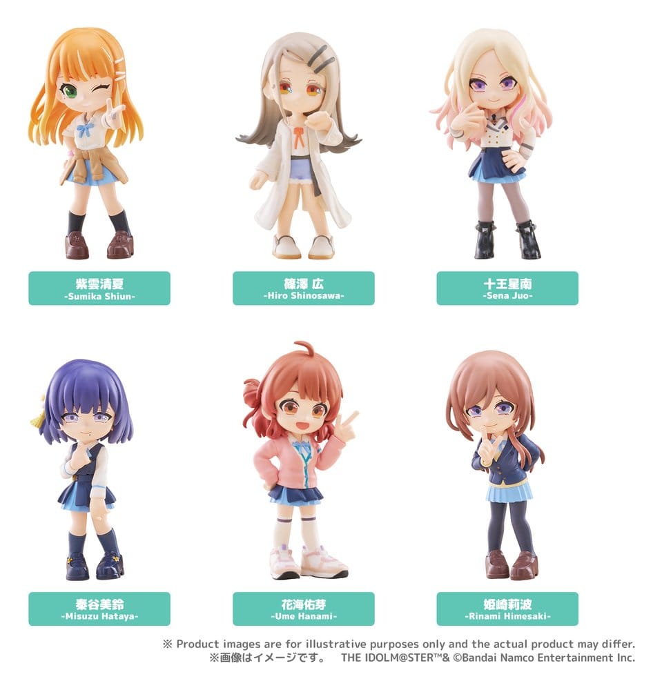 The Idolmaster PalVerse Mini Figures vol.2 Blind Box Display (6)