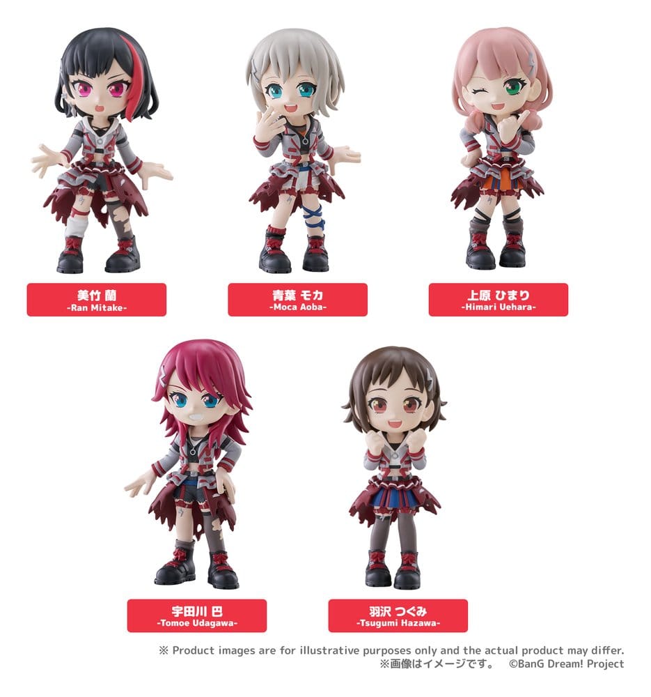 BanG Dream! PalVerse Collection PVC Figures Afterglow Box Ver. 5 cm Assortment (6)