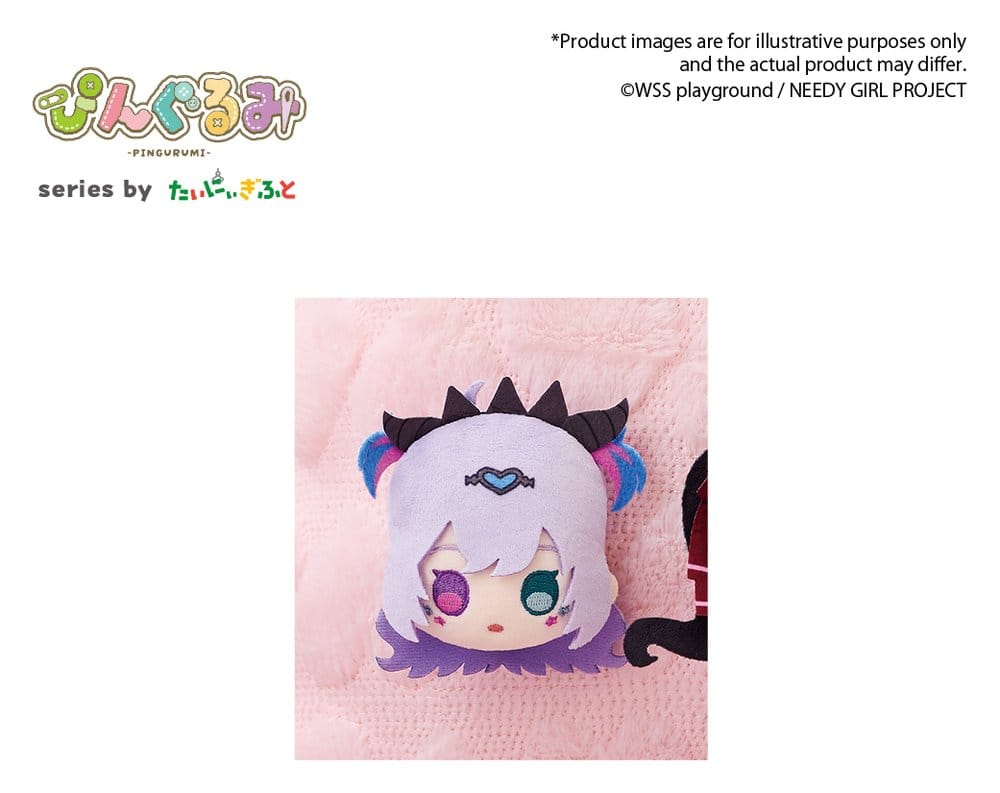 Needy Girl Overdose Pingurumi Mini Figure Purple Lollipop 8 cm