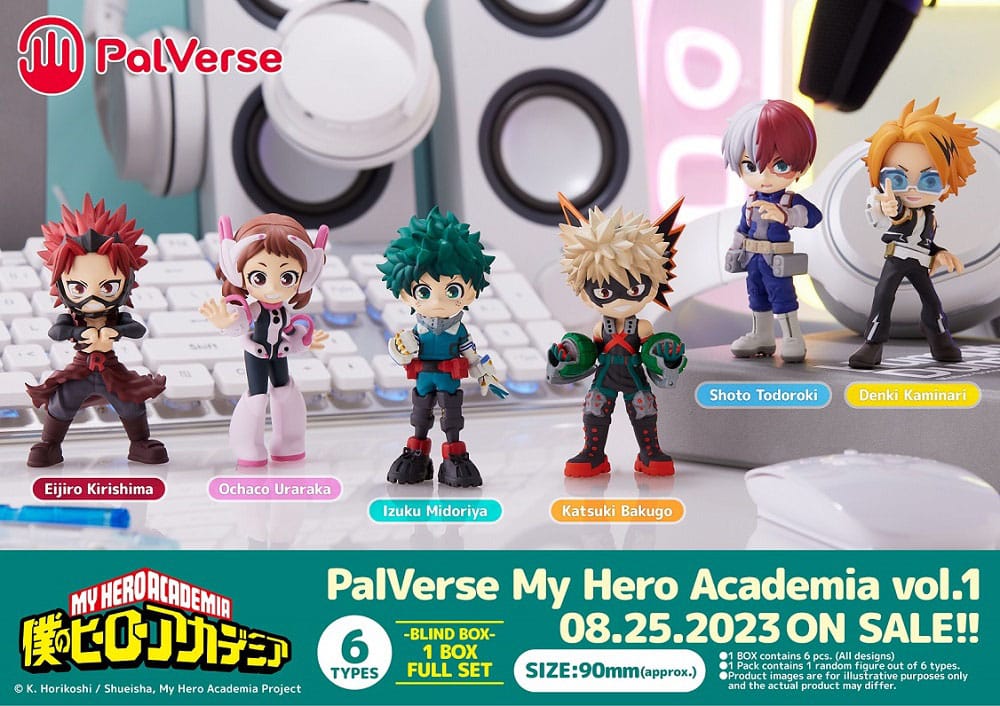 My Hero Academia PalVerse PVC Figures Vol. 1 9 cm Assortment (6)