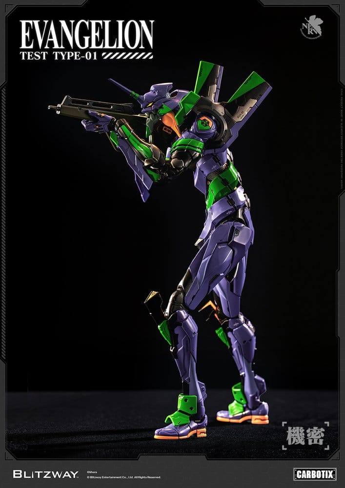 Evangelion Carbotix Action Figure Evangelion Unit-01 Test Type (Standard Ver.) 33 cm