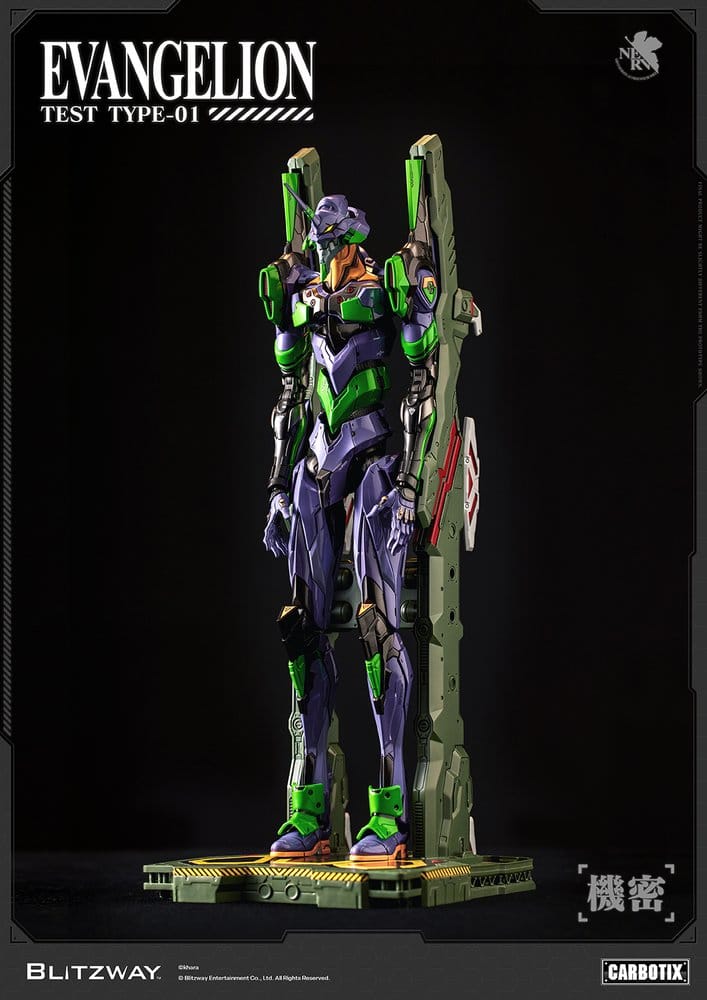 Evangelion Carbotix Action Figure Evangelion Unit-01 Test Type (DX Ver.) 33 cm