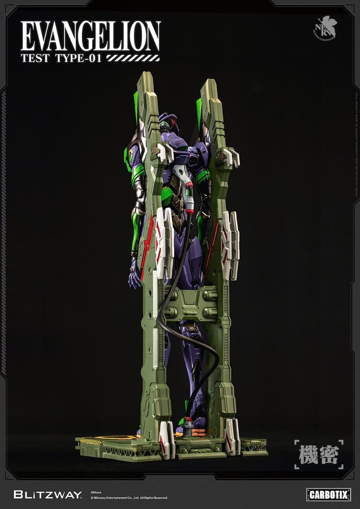 Evangelion Carbotix Action Figure Evangelion Unit-01 Test Type (DX Ver.) 33 cm