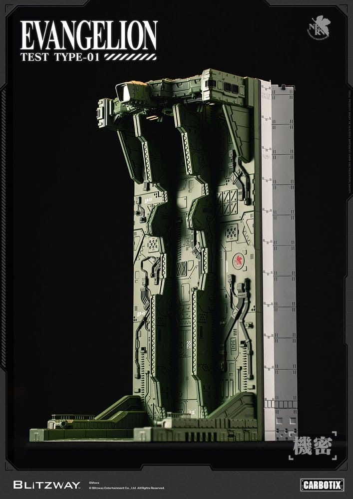Evangelion Carbotix Action Figure Evangelion Unit-01 Test Type (DX Ver.) 33 cm