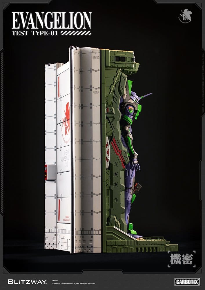 Evangelion Carbotix Action Figure Evangelion Unit-01 Test Type (DX Ver.) 33 cm