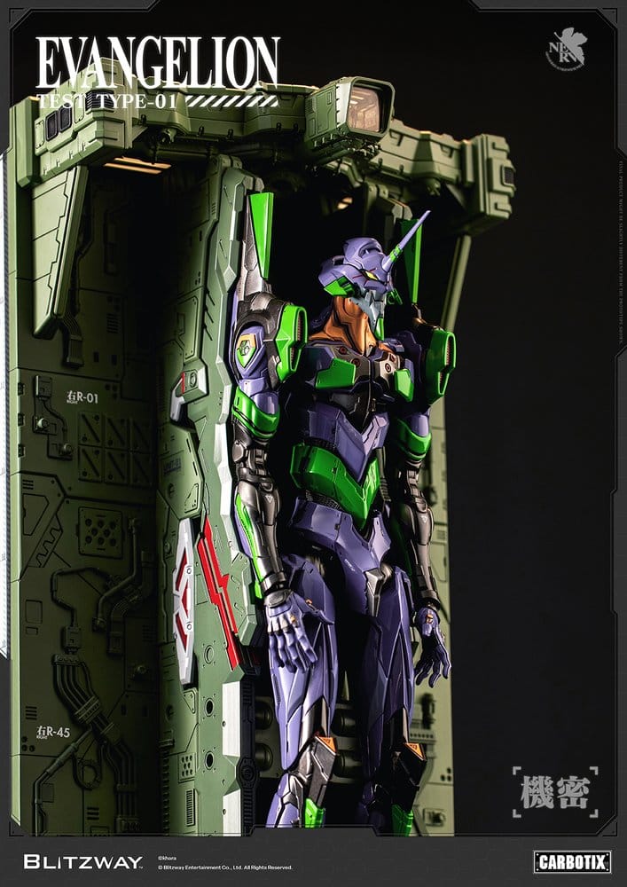 Evangelion Carbotix Action Figure Evangelion Unit-01 Test Type (DX Ver.) 33 cm