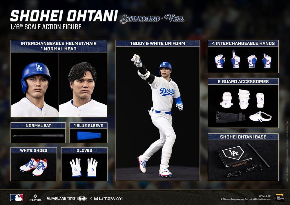 Major League Baseball Premium UMS Action Figure 1/6 Ohtani Shohei (Standard Ver.) 35 cm