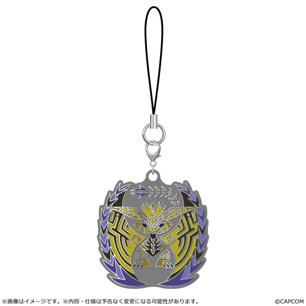 Monster Hunter Wilds Metal Keychain Monster Icon 5 cm Assortment (10)