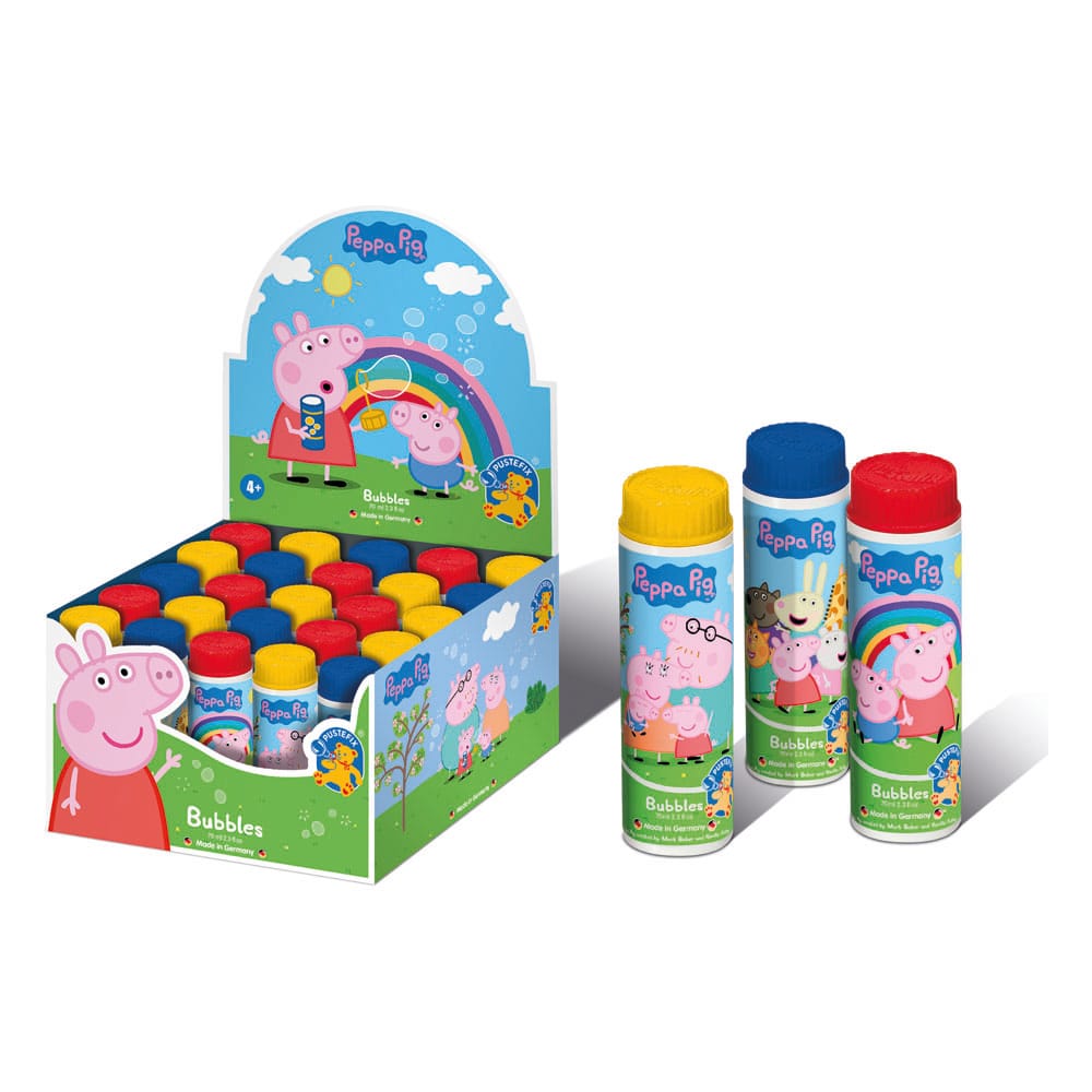 Peppa Pig Pustefix Soap Bubble Bottle Classic Assortment (25)