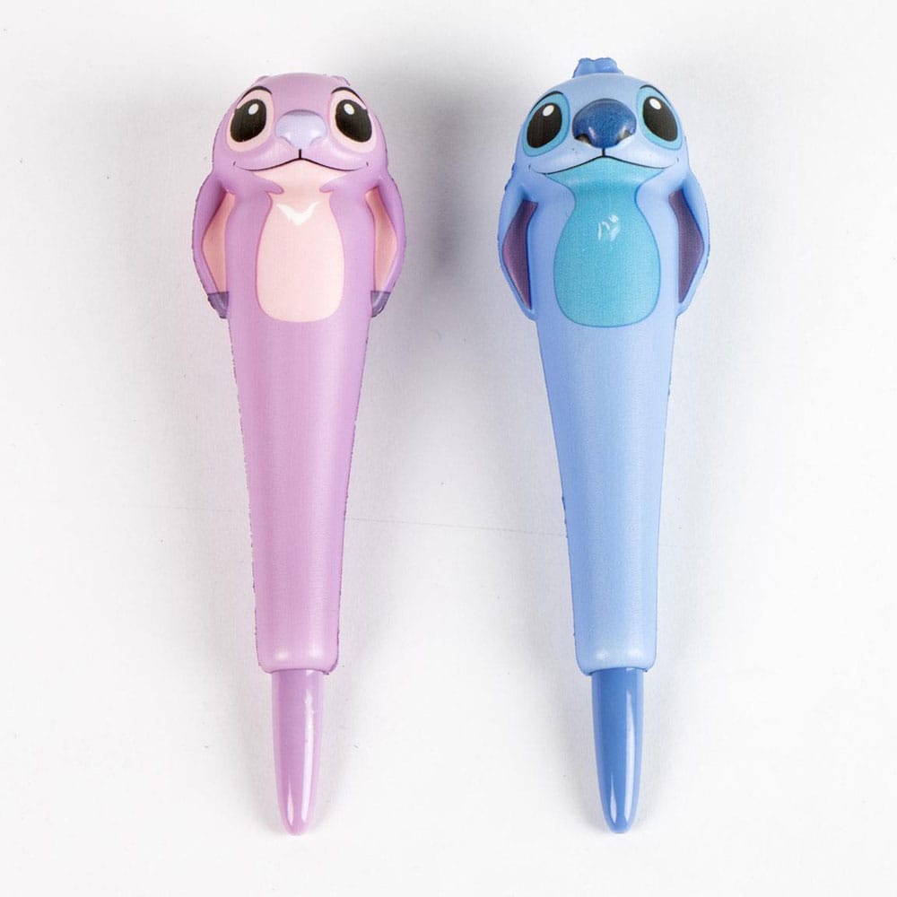 Loli & Stitch Squishy ball pen 2-Pack
