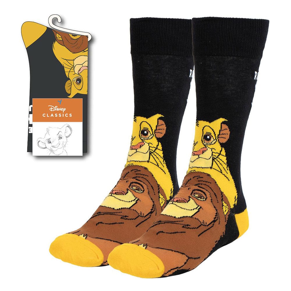 Disney Socks The Lion King Simba & Mufasa 36-43