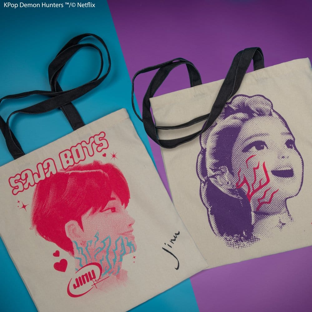 KPop Demon Hunters Tote Bag Rumi & Jinu