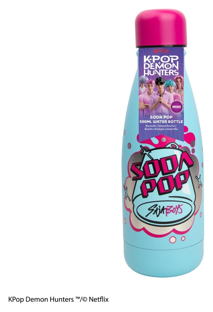 KPop Demon Hunters Mini Water Bottle Soda Pop