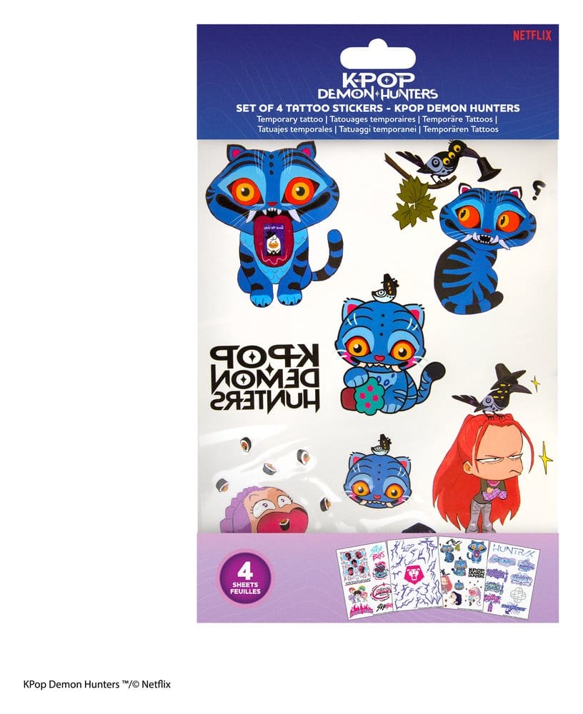 KPop Demon Hunters Tattoo Stickers KPop Demon Hunters