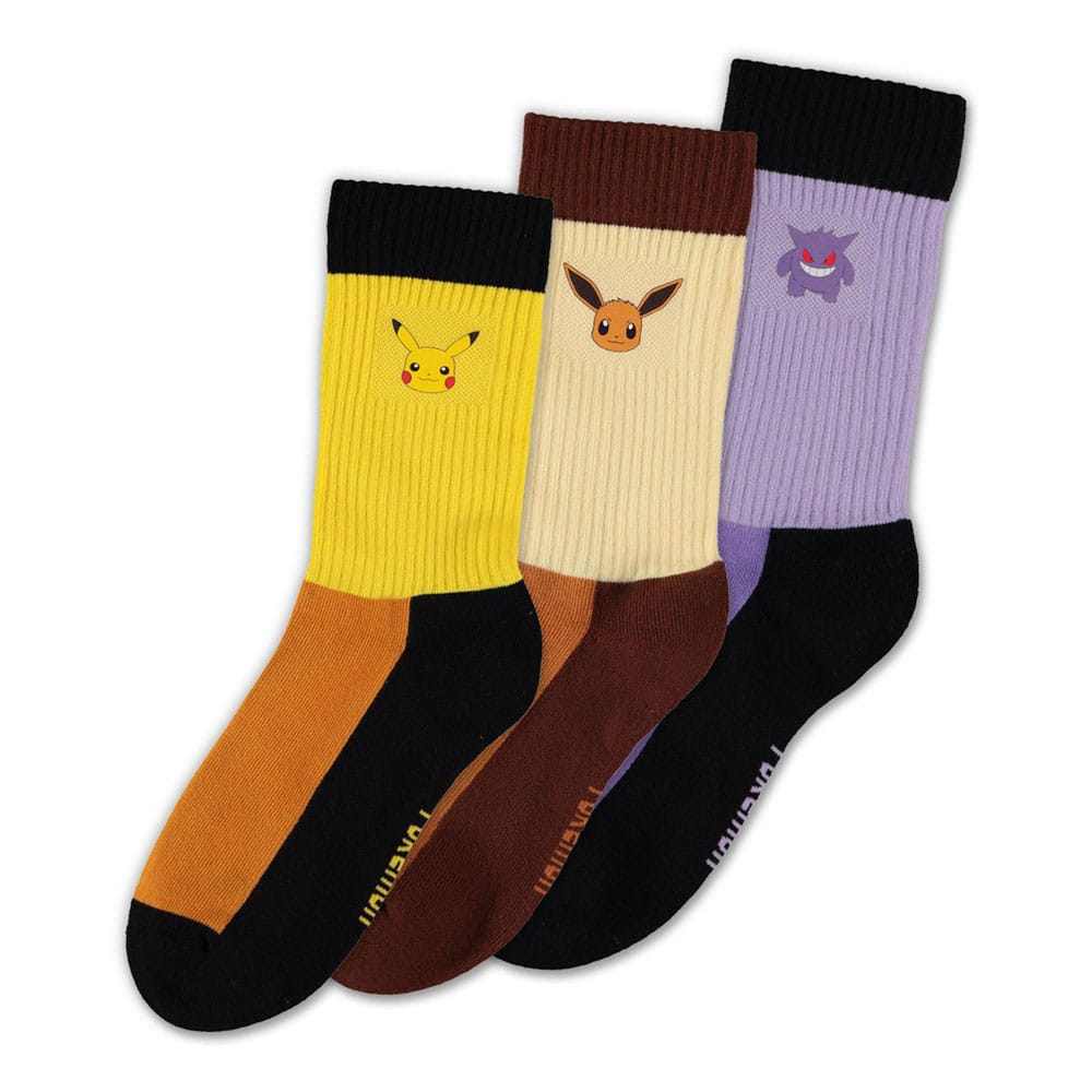 Pokémon Socks 3-Pack Starter Pokémon 35-38