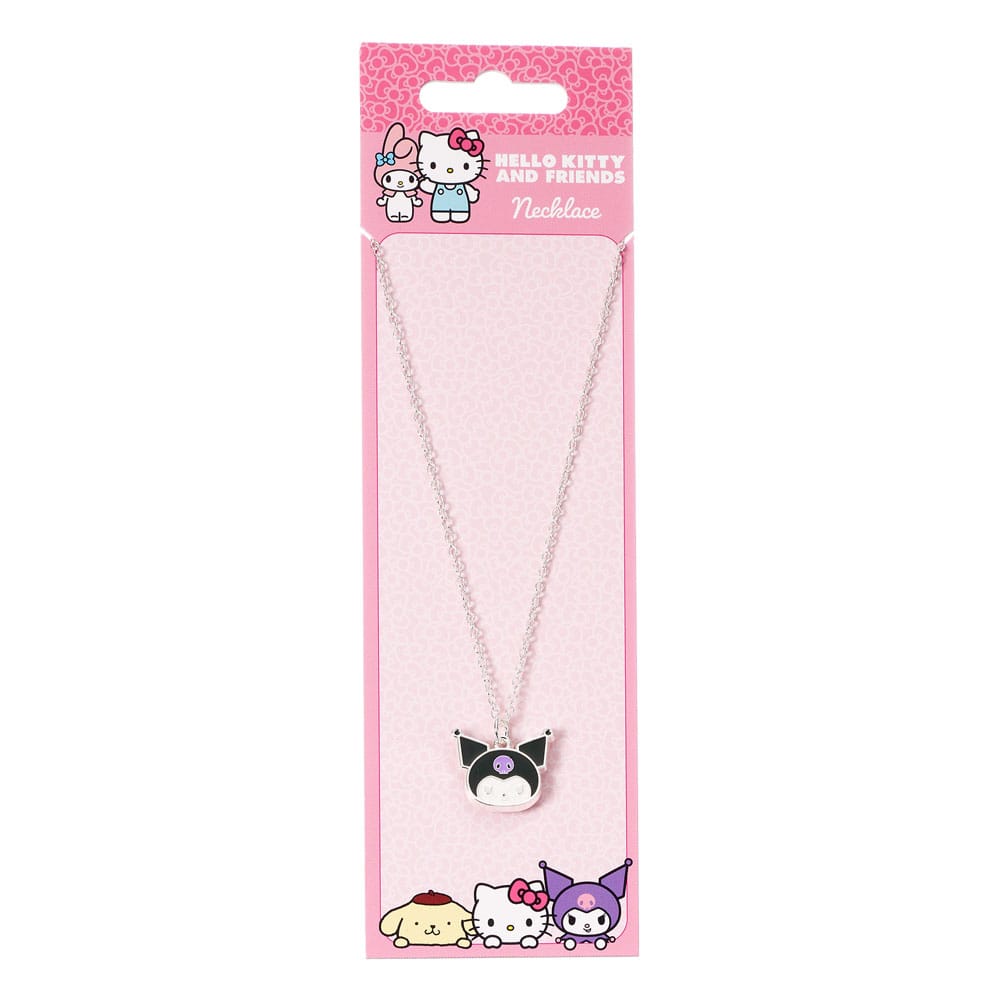 Hello Kitty Necklace with Kuromi Charm