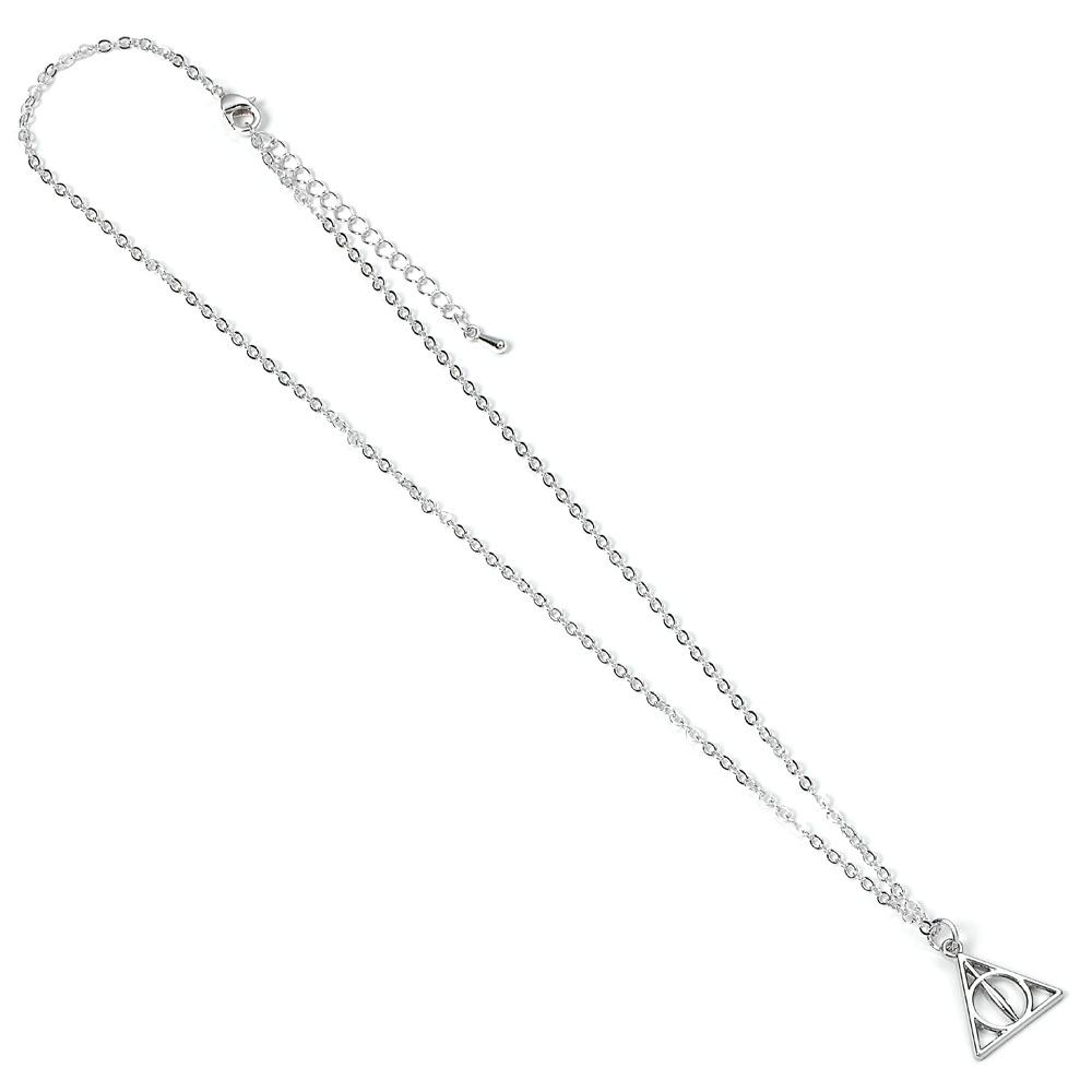 Harry Potter Pendant &amp; Necklace Deathly Hallows (silver plated)