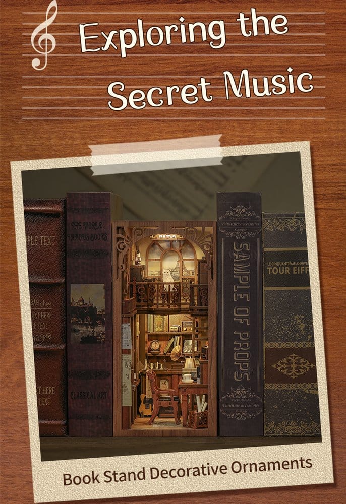 Book Nook The Secret Rhythm 23 x 11 cm